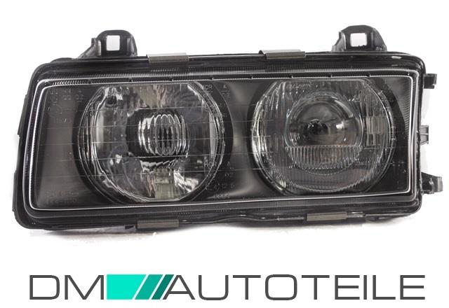 Scheinwerfer links passt für BMW E36 alle Modelle Bj 90-94 H1/ H1 Schwarz