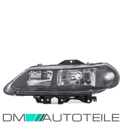 Renault Laguna Scheinwerfer links H7/H7 Klarglas Schwarz Bj 98-01