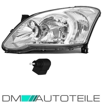 Toyota Corolla E12 Scheinwerfer links 04-07 H7/H7 + Stellmotor für Valeo