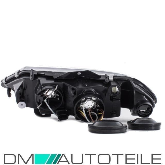 Set Renault Laguna Scheinwerfer rechts & links H7/H7 Klarglas Schwarz Bj 98-01 + Satz H7 Birnen