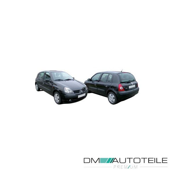 Außenspiegel links kpl. beheizb. elektr. schwarz passt für Renault Clio II