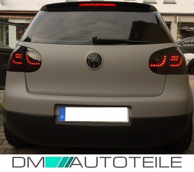 Scheinwerfer SET SCHWARZ Komplett SET + VOLL LED Rückleuchten passt für Golf 5