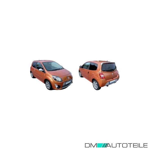 Stoßstange hinten glatt schwarz passt für Renault Twingo II Dynamic 07-12