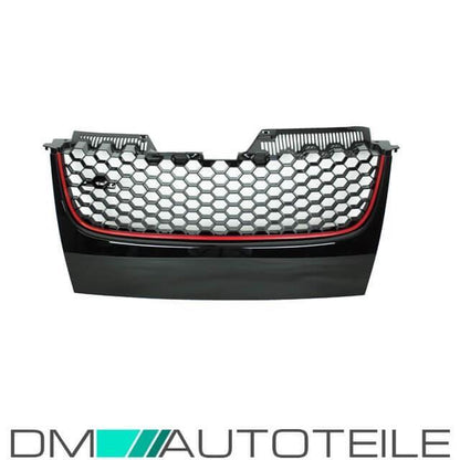 Stoßstange Vorne Kühlergrill Wabengrill Schwarz Gitterset CLEAN für VW Golf 5