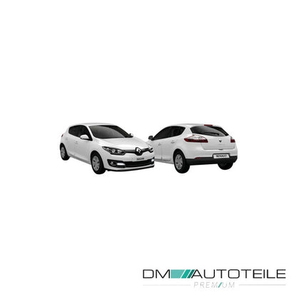 Stoßstange vorne grundiert für PDC passt für Renault Megane III Facelift 14-16