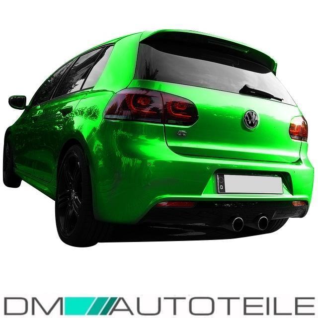 Rückleuchten SET Links Rechts Smoke Kirschrot passt für VW Golf 6 R Look LED
