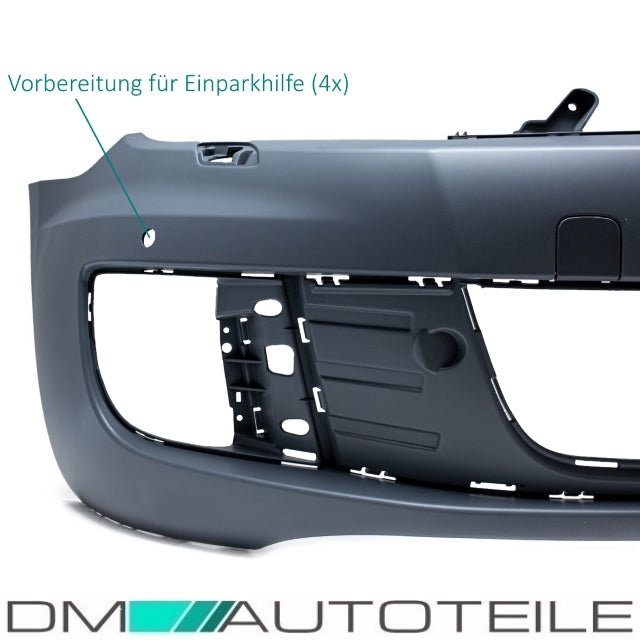 Stoßstange vorn Stoßfänger 4x PDC + SRA + NSW + Zubehör passt für VW Golf 6