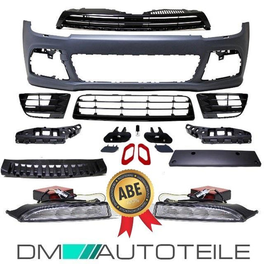Stoßstange Vorne + LED Zubehör + ABE passt für VW Scirocco 137 R20 R Umbau