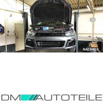 Stoßstange Vorne + LED Zubehör + ABE passt für VW Scirocco 137 R20 R Umbau