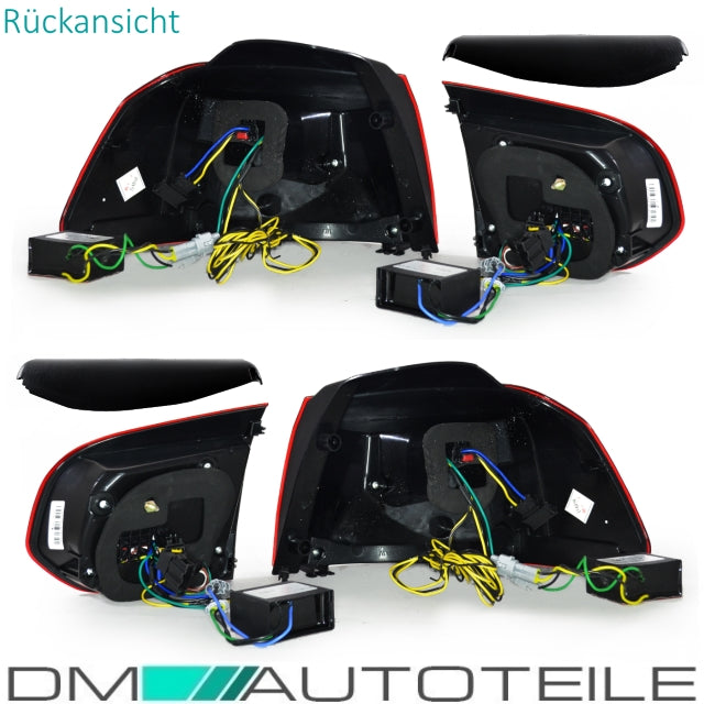 LED Rückleuchten 08-12 dynamische Blinker Laufblinker Kirschrot passt für Golf 6