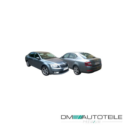 Stoßstange hinten lackierfähig passt für Skoda Octavia III 5E Limousine 13-16