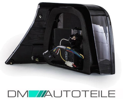 Angel Eyes Scheinwerfer SET + Heckleuchten in LED Schwarz passt für VW Golf 4