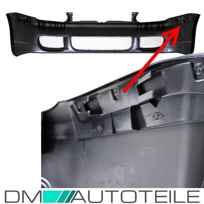 Frontschürze Stoßstange vorne für VW Golf 4 ALU RACE + R32 GITTER aus Alu