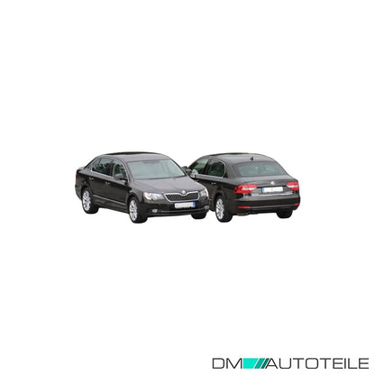 Stoßstange vorne schwarz passt für Skoda Superb II 3T Facelift 13-15