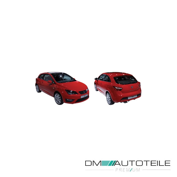 Stoßstange hinten grundiert grundiert für Seat Ibiza IV 6J 5-Türer ab 03/2012