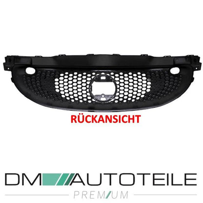 Smart Forfour 453 Bj.14- Kühlergitter Lüftungsgitter Schwarz genarbt