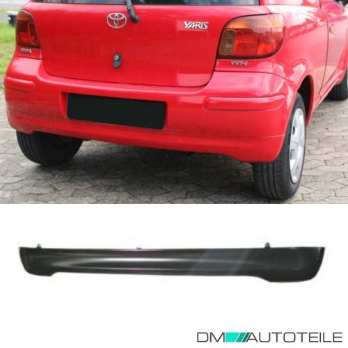 Stoßstange hinten unten schwarz passt für Toyota Yaris P1 Facelift 2003-2006