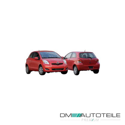 Stoßstange hinten glatt passt für Toyota Yaris II XP Facelift ab 2009