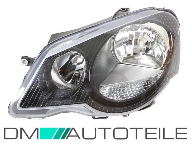 Scheinwerfer SET Klarglas Schwarz passt für VW POLO 9N ab 05-09 GTI CUP Edition