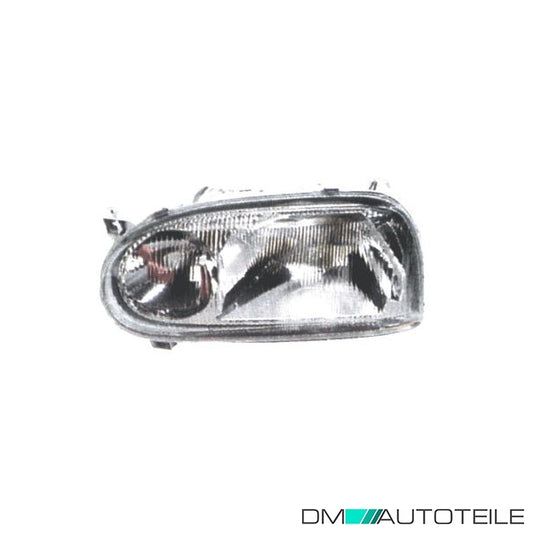 Hauptscheinwerfer links H1/H1 ohne Motor passt für VW Golf III 91-97
