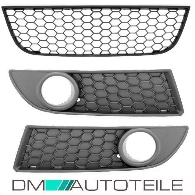Kühlergrill Stoßstangengitter Wabengitter Kühlergitter passt für VW Polo 9N3 GTI