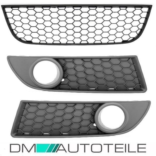 Kühlergrill Stoßstangengitter Wabengitter Kühlergitter passt für VW Polo 9N3 GTI