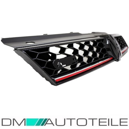 Stoßstange vorne + Grill Nebel SET + Spoiler passt für VW Polo 6R 6C FACELIFT