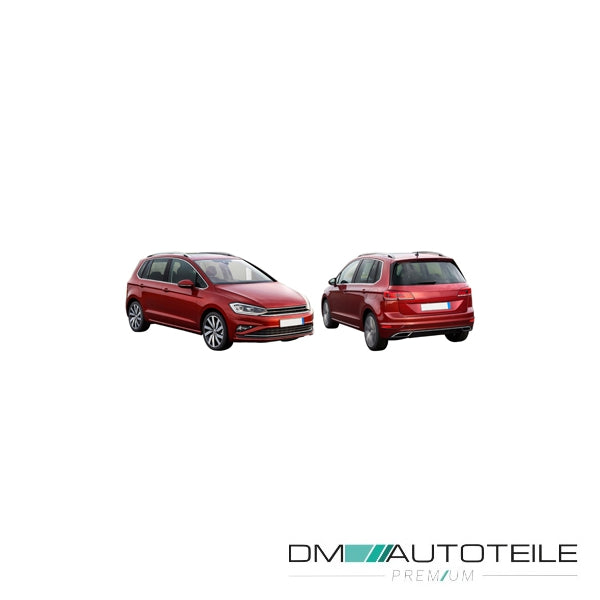 Stoßstange vorne grundiert für SRA passt für VW Golf Sportsvan AM1 ab 04/2014