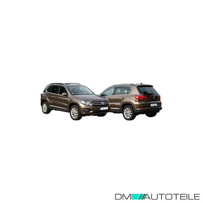Stoßstange hinten grundiert ohne PDC passt für VW Tiguan 5N ab 08/2011