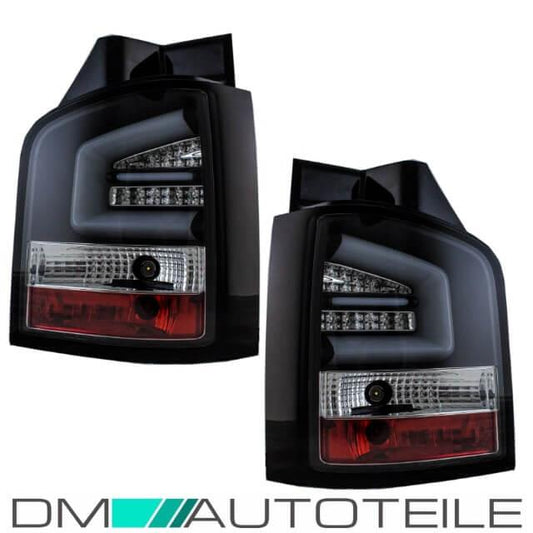 Rückleuchten Heckleuchten Set Smoke LED Light Bar passt für VW T5 GP FACELIFT