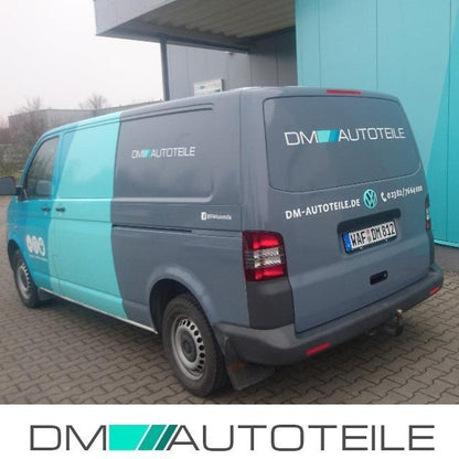 Rückleuchten Heckleuchten SET Scharz Rot passt für VW T5 03-09 mit Heckklappe