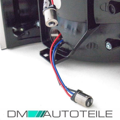 LED Rückleuchten Heckleuchten SET Schwarz SMOKE passt für VW T5 ab 2003-2009