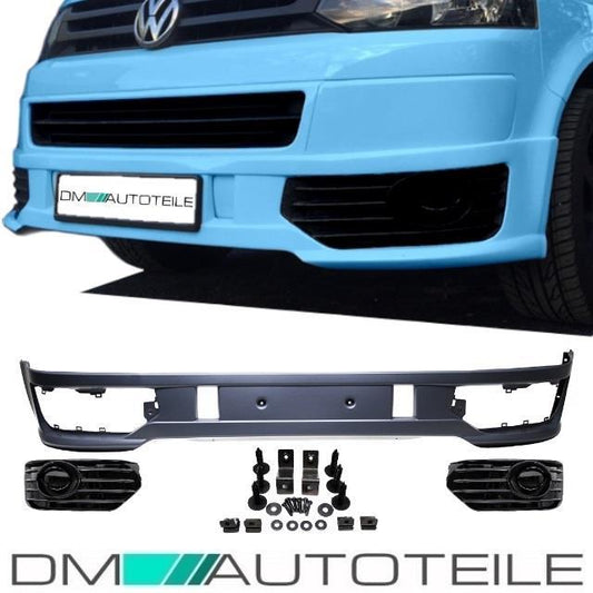 Spoilerlippe Lippe Stoßstange + Gitter passt für VW T5 Facelift 09-15 SPORTLINE