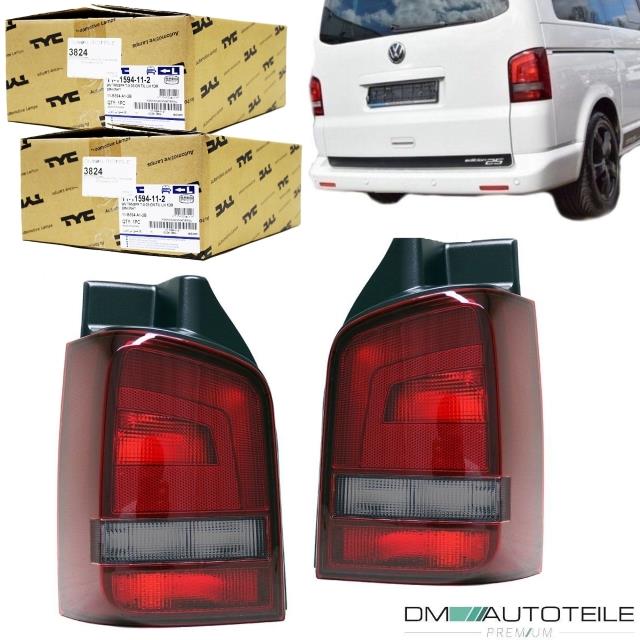 Rückleuchten Heckleuchten RECHTS LINKS Rot Smoke passt für VW T5 FACELIFT 09-15