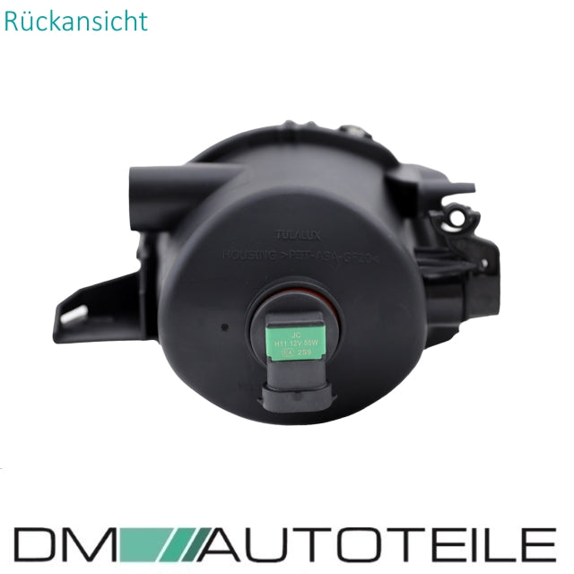 Set H11 Klarglas Smoke Nebelscheinwerfer passt für BMW 3er E90 E91 Vorfacelift Bj 05-08