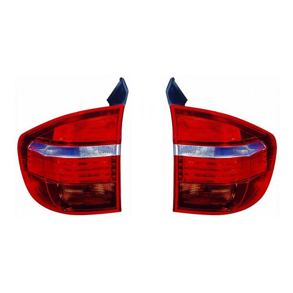 Depo / TYC Rückleuchte rot SET außen passt für BMW X5 E70 ab 2006-2010