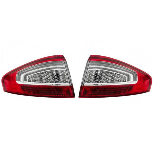 Depo / TYC Rückleuchte SET passt für Ford Mondeo IV Stufenheck (BA7) ab 10-14