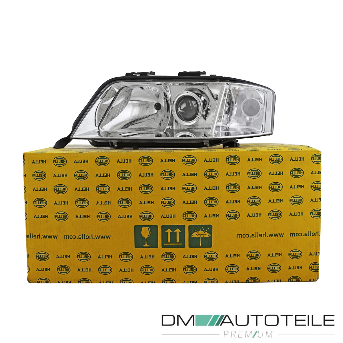 Hella Scheinwerfer H7 links passt für Audi A6 C5 (4B2/4B) Vorfacelift ab 99-01