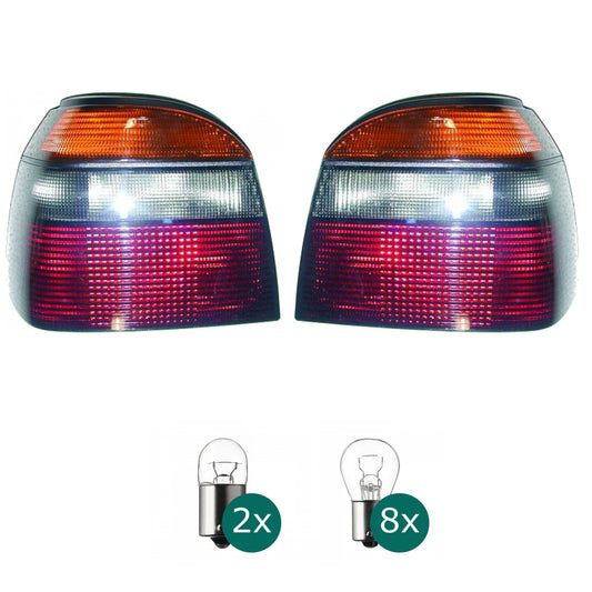 Depo / TYC Rückleuchte links passt für VW Golf III Cabrio IV 1H1/1E7 ab 91-97 inklusive Leuchtmittel/Birnen