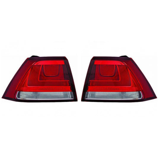 Depo / TYC Rückleuchte W21W SET passt für VW Golf VII (BE2) ab 12-17