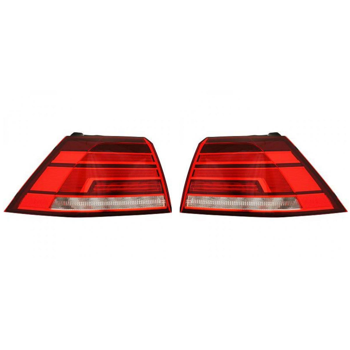 Depo / TYC LED Rückleuchte SET passt für VW Golf VII Limousine BE2 ab 17-19