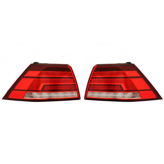 Depo / TYC LED Rückleuchte SET passt für VW Golf VII Limousine BE2 ab 17-19