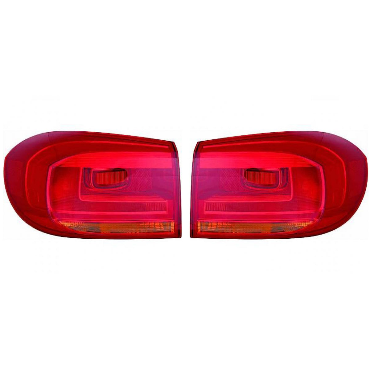 Depo / TYC Rückleuchte außen W16W SET passt für VW Tiguan 5N_ ab 2011-2016