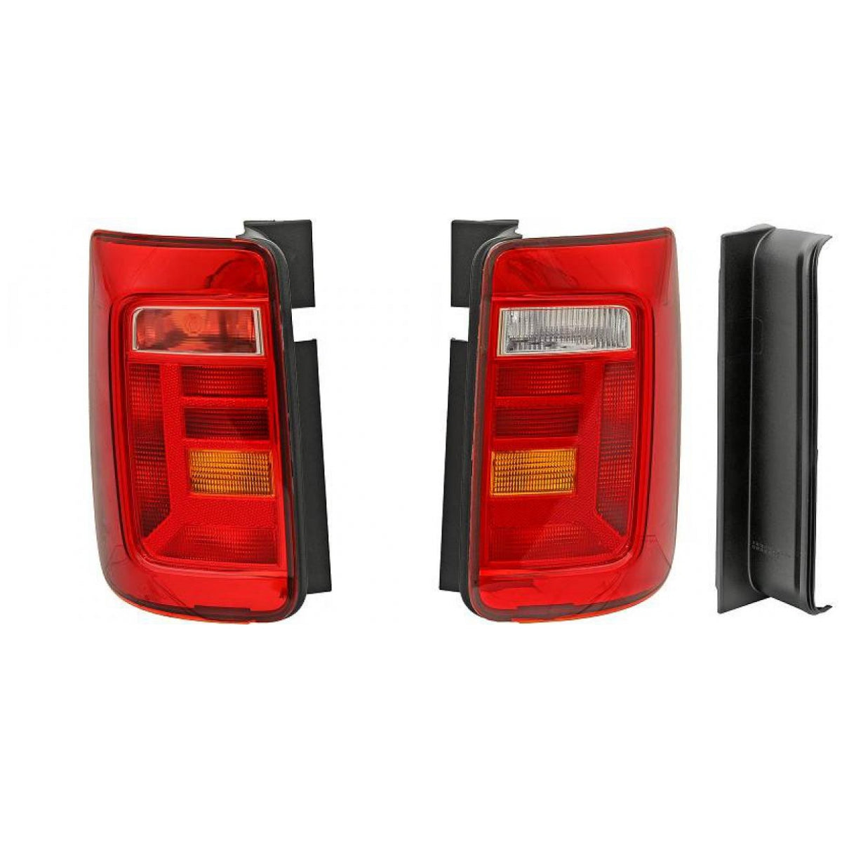 Depo / TYC rot Rückleuchte SET passt für VW Caddy IV Kasten Alltrack ab 15-20