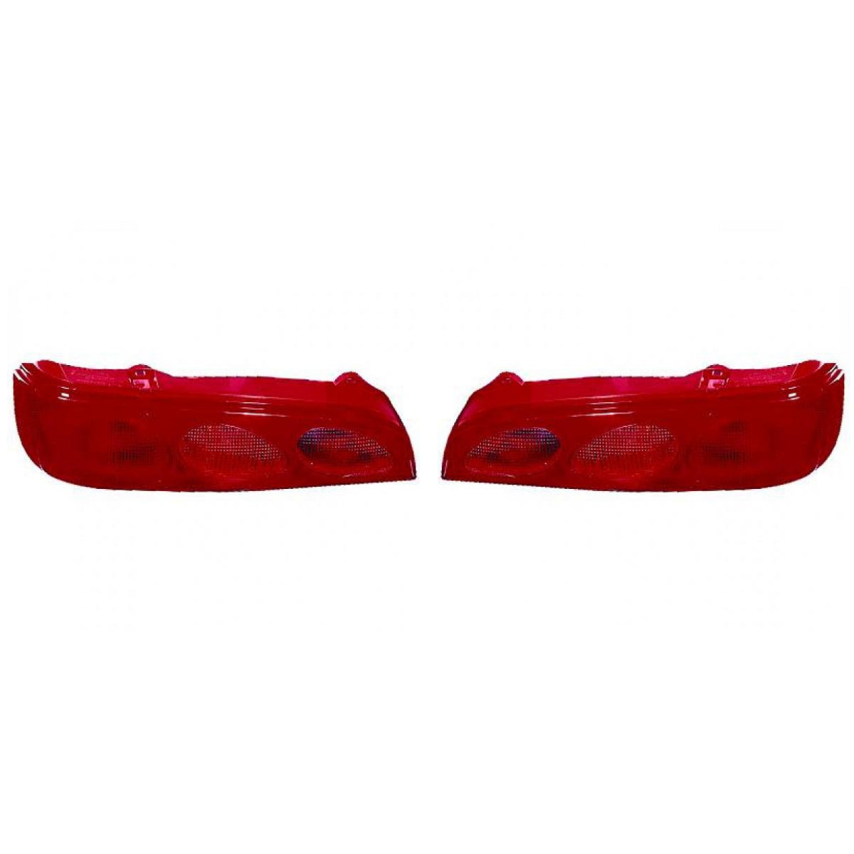 Depo / TYC Rückleuchte rot SET passt für Fiat SEICENTO 600 (187) ab 98-00