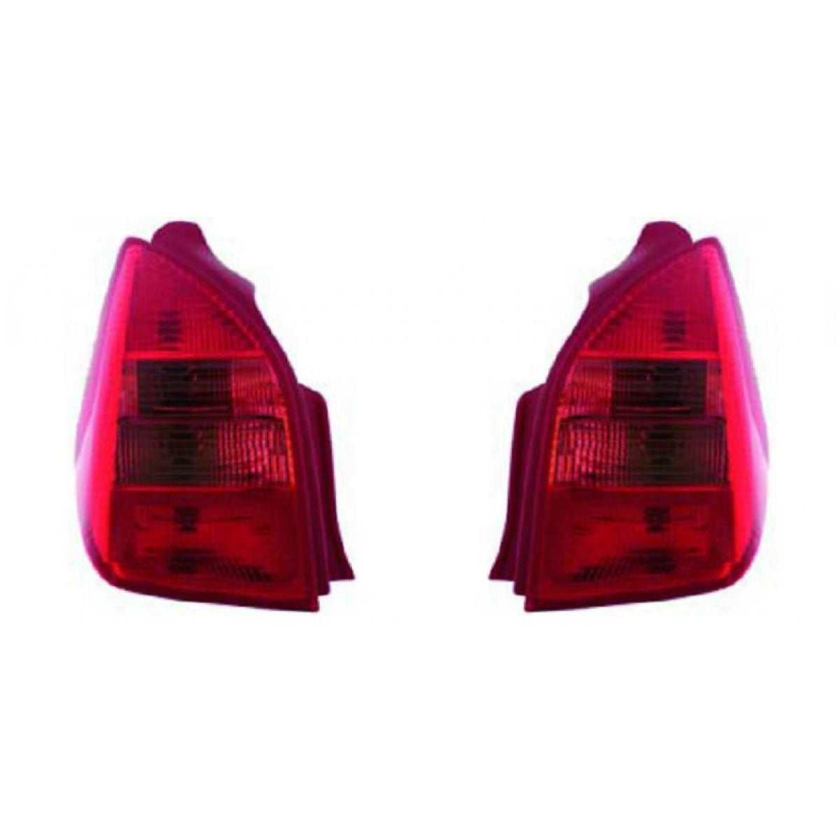 Depo / TYC Rückleuchte rosa Heckleuchte SET passt für Citroen C2 JM ab 03-05