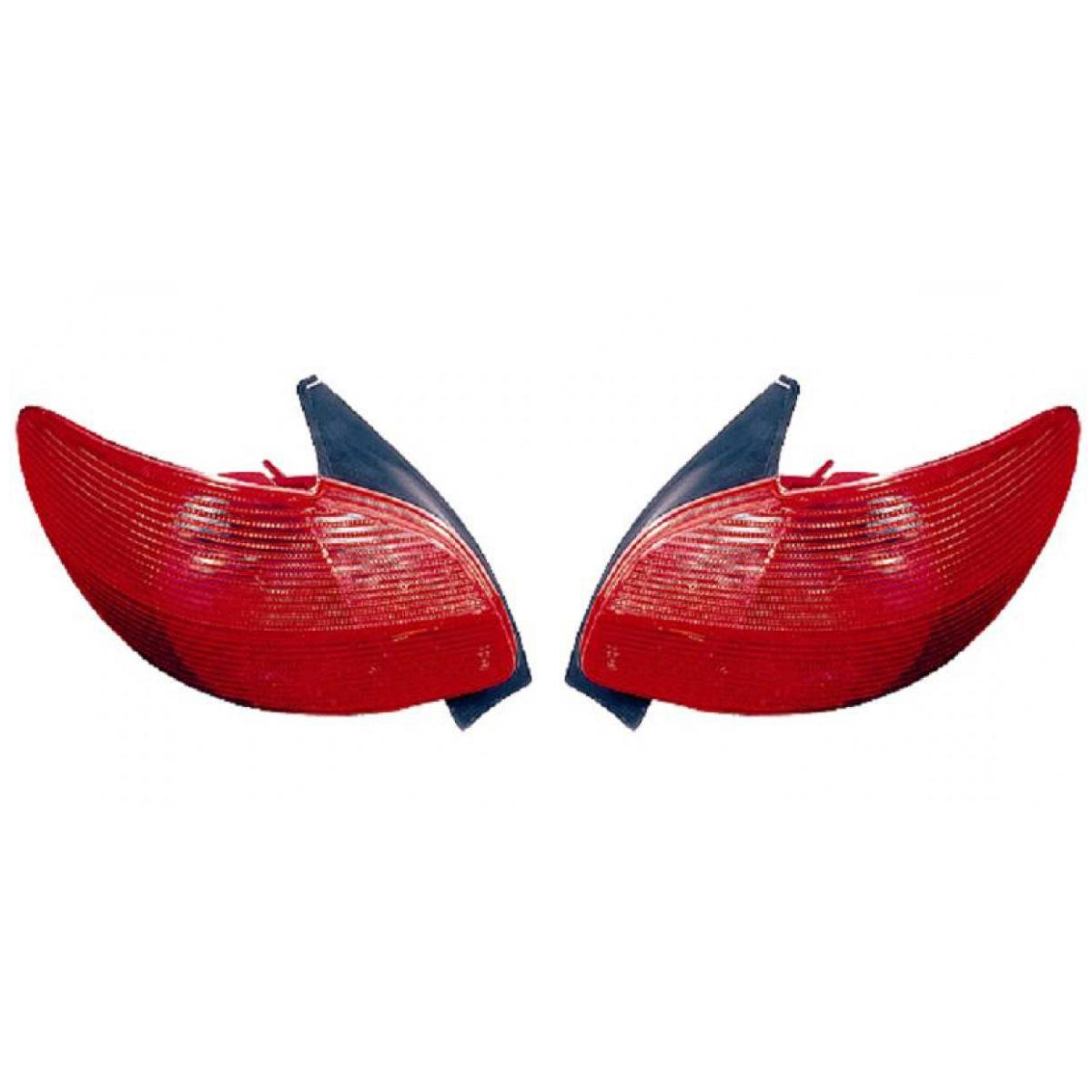 Depo / TYC Rückleuchte SET passt für Peugeot 206 2AC Schrägheck ab 98-03
