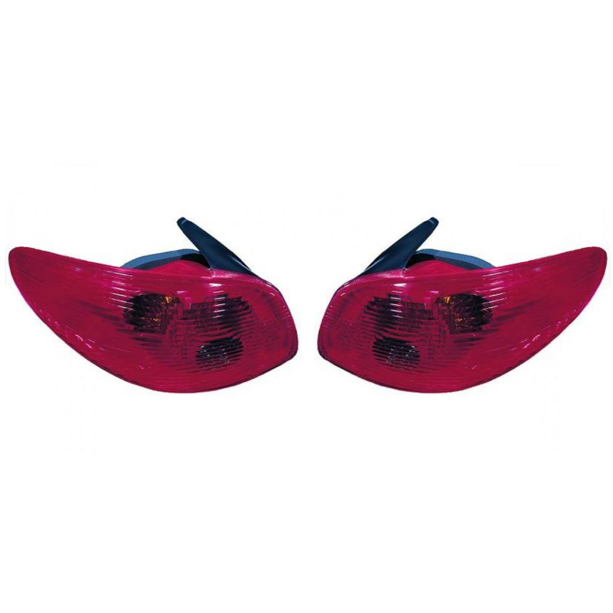 Depo / TYC Rückleuchte SET passt für Peugeot 206 Schrägheck (2AC) ab 03-12