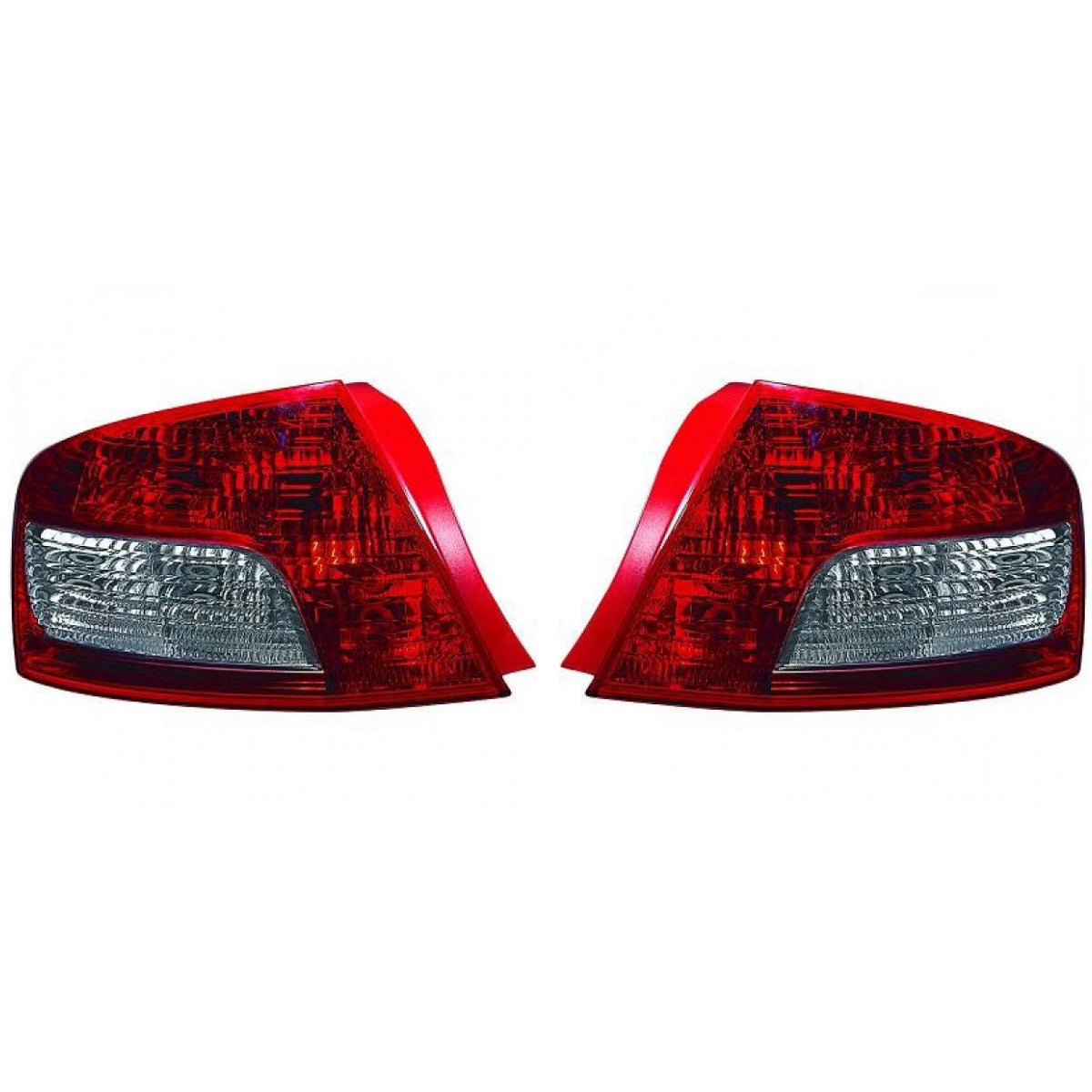 Depo / TYC Heckleuchte SET passt für Peugeot 407 nur Limousine (6D) ab 08-10