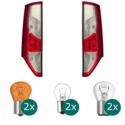Depo/TYC Rückleuchte links passt für Renault Kangoo Grand Rapid KW0/1 ab 13-20 inklusive Leuchtmittel/Birnen